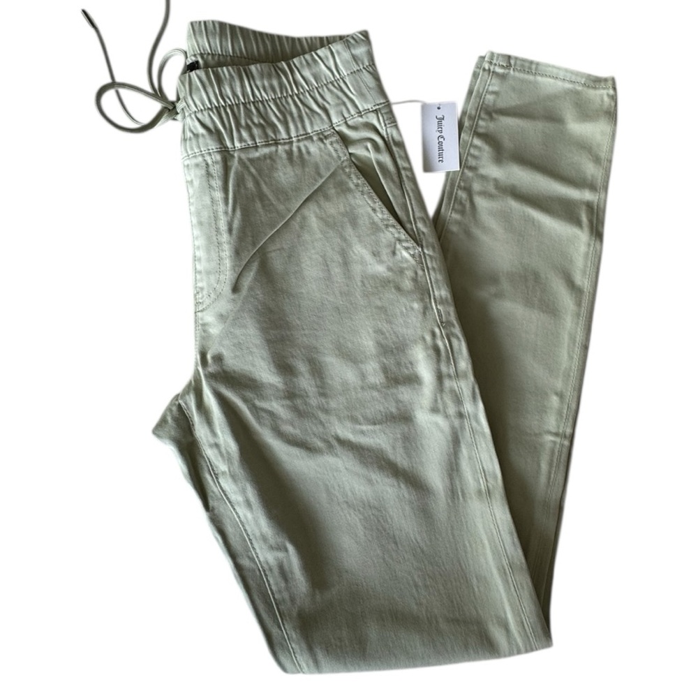 Juicy Couture Y2K Laguna Easy Skinny Pants Green Melon Size 24 NWT